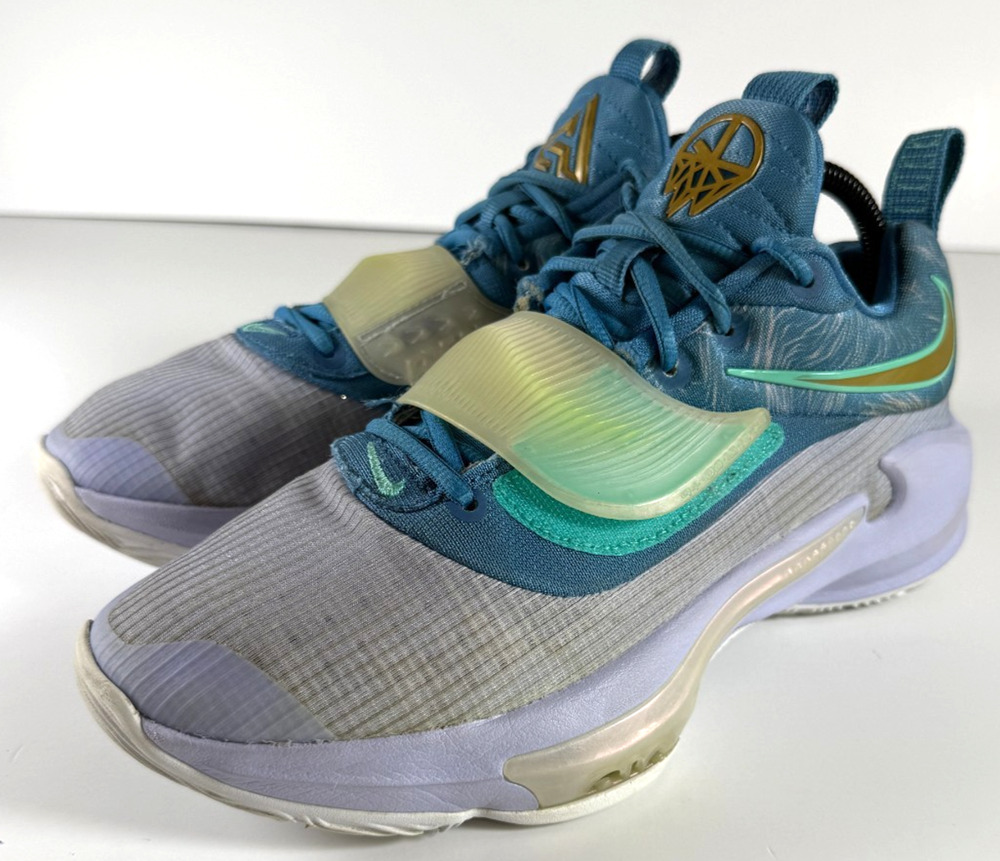 Nike Zoom Freak 3 Freezing Time Dutch Blue DA0694-401 Men's Size 8 Giannis Baske